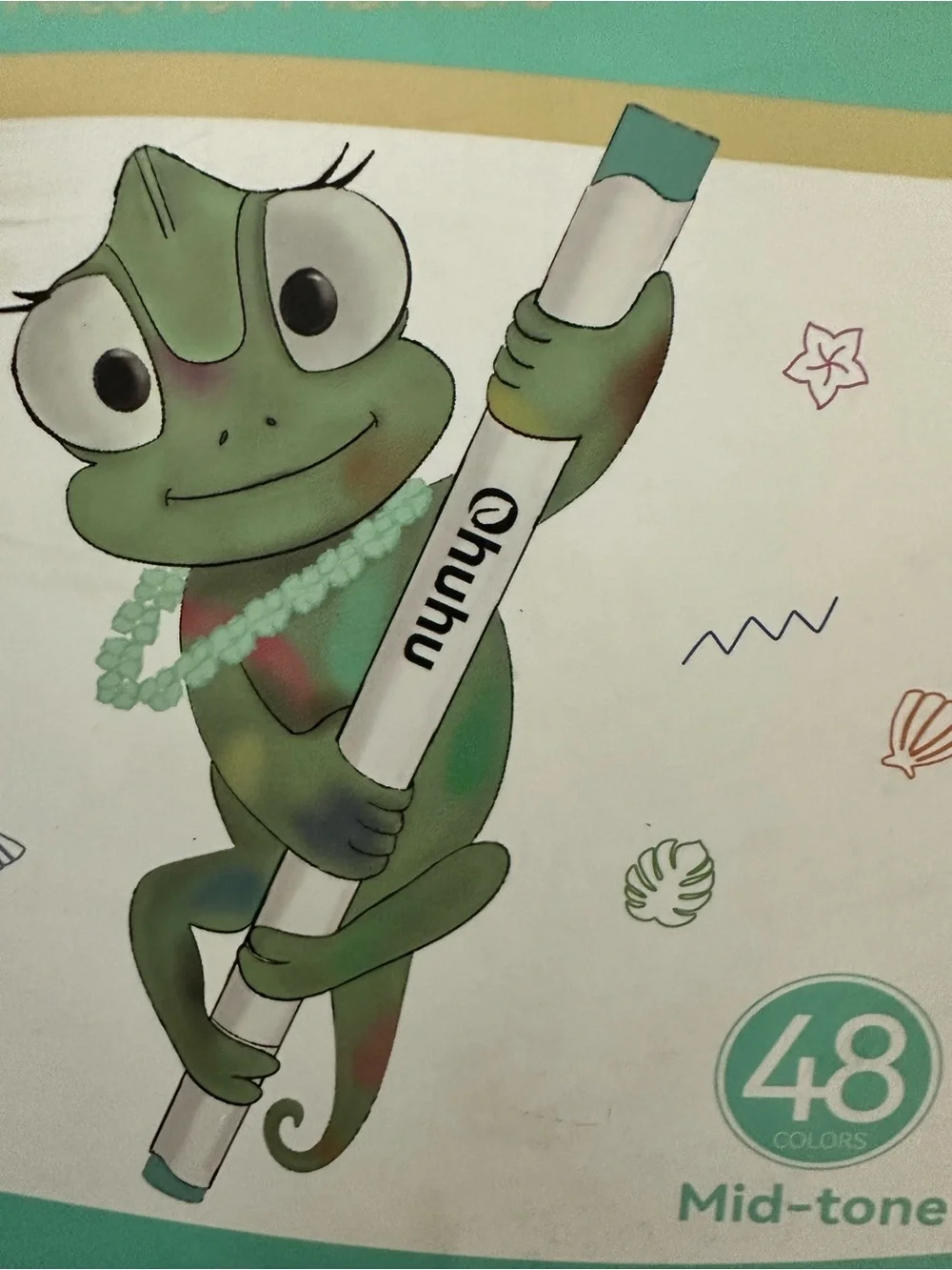 Ohuhu Honolulu Set of 48 Mid-Tone Markers Brand New